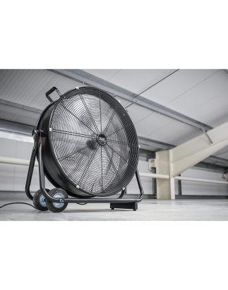 Ventilateur à tambour industriel à grande vitesse 24" 230V