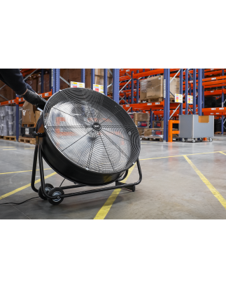 Industrial High Velocity Drum Fan 30" 230V