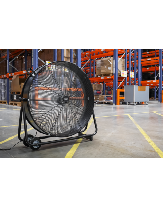 Industrial High Velocity Drum Fan 30" 230V