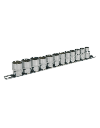 Socket Set 12pc 3/8"Sq Drive 12pt WallDrive® Metric