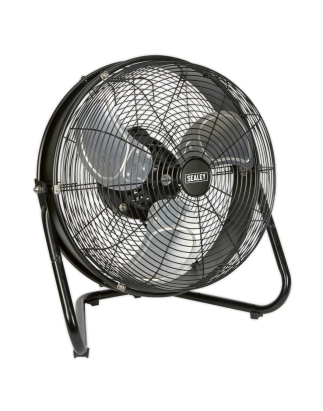 Ventilateur de sol industriel à haute vitesse avec oscillation interne 18"