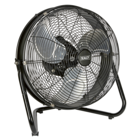 Ventilateur de sol industriel à haute vitesse avec oscillation interne 18"