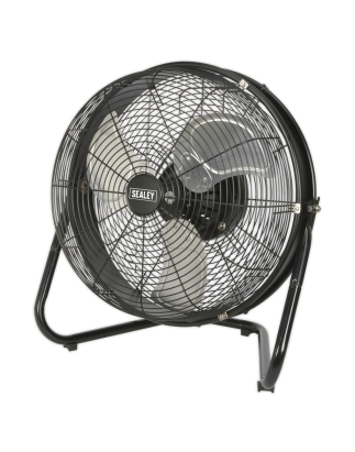 Ventilateur de sol industriel à haute vitesse avec oscillation interne 18"