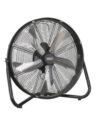 Ventilateur de sol industriel à haute vitesse 20" 230V