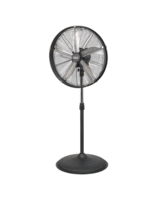 Ventilateur sur pied oscillant industriel à haute vitesse 20" 230V