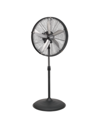 Industrial High Velocity Oscillating Pedestal Fan 20" 230V