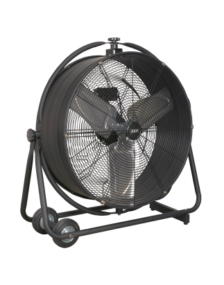 Industrial High Velocity Orbital Drum Fan 24" 230V