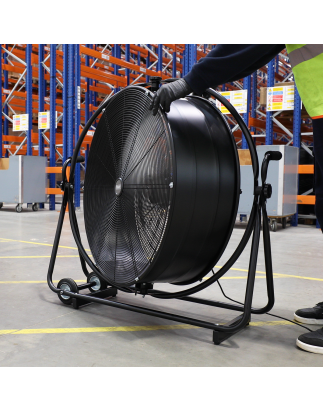 Industrial High Velocity Orbital Drum Fan 30" 230V