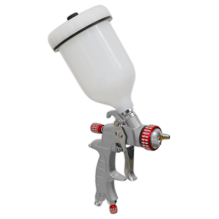 Premier Professional HVLP Gravity Feed Spray Gun 1.3mm Set-Up