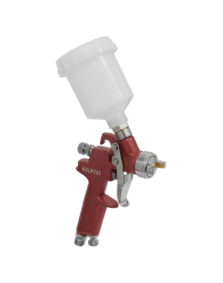 Workshop Series HVLP Gravity Feed Touch-Up Spray Gun 0.8mm Set-Up