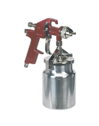 Workshop Series HVLP Suction Feed Spray Gun 1.7mm Set-Up