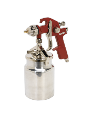 Workshop Series HVLP Suction Feed Spray Gun 1.7mm Set-Up