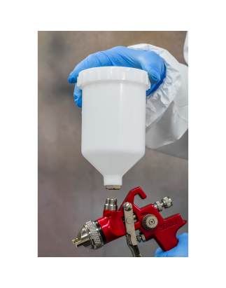 Workshop Series HVLP Gravity Feed Spray Gun 1.3mm Set-Up