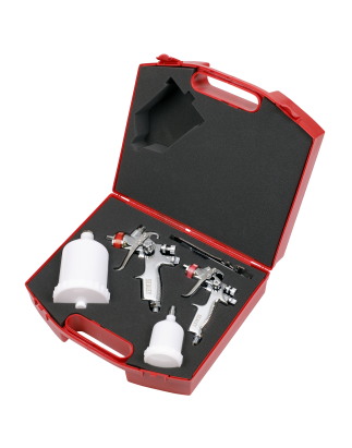 HVLP Top Coat/Touch-Up Gravity Feed Spray Gun Set