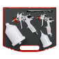 HVLP Top Coat/Touch-Up Gravity Feed Spray Gun Set