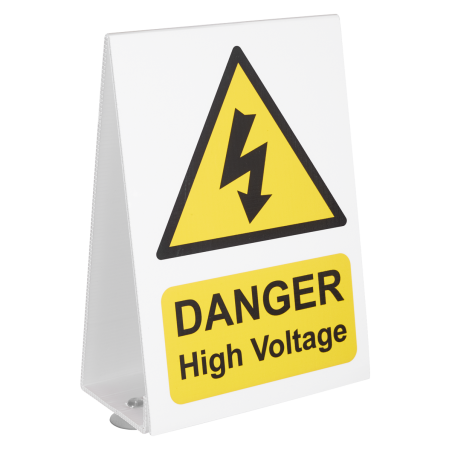 High Voltage Vehicle Warning Sign