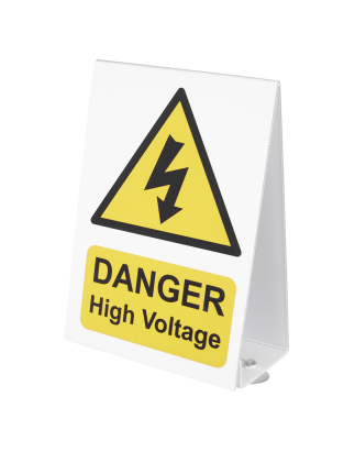 High Voltage Vehicle Warning Sign