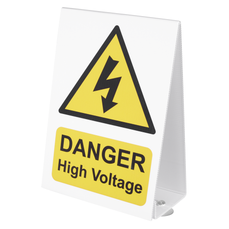 High Voltage Vehicle Warning Sign