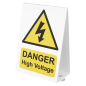 High Voltage Vehicle Warning Sign