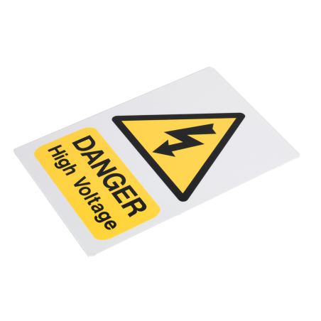 High Voltage Warning Sign 200 x 300mm