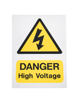 High Voltage Warning Sign 200 x 300mm