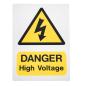 High Voltage Warning Sign 200 x 300mm