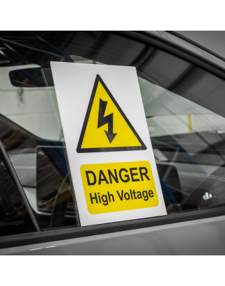 High Voltage Warning Sign 200 x 300mm