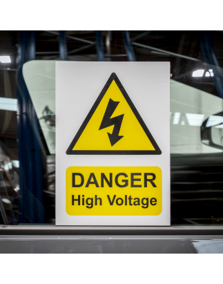 High Voltage Warning Sign 200 x 300mm