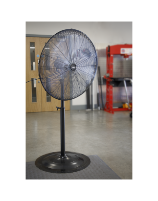 Industrial High Velocity Oscillating Pedestal Fan 30" 230V