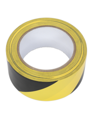 Hazard Warning Tape 50mm x 33m Black/Yellow