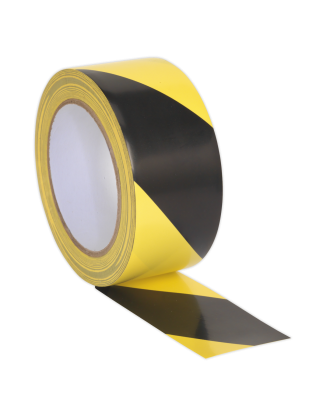 Hazard Warning Tape 50mm x 33m Black/Yellow