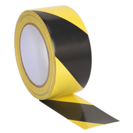 Hazard Warning Tape 50mm x 33m Black/Yellow