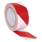 Hazard Warning Tape 50mm x 33m Red/White