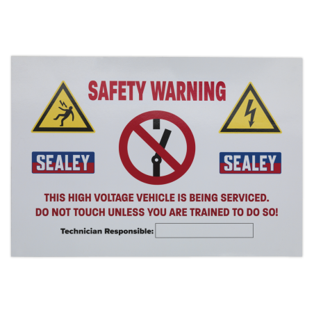 Hybrid/Electric Vehicle Warning Sign