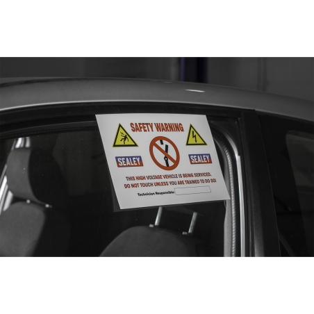 Hybrid/Electric Vehicle Warning Sign