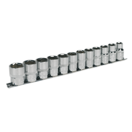 Socket Set 12pc 1/2"Sq Drive 6pt WallDrive® Metric