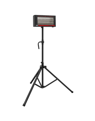 Infrared Quartz Heater with Tripod Stand 230V 1.2kW