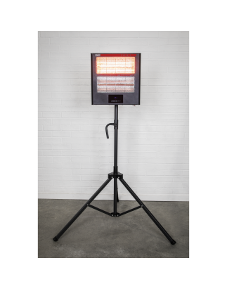 Infrared Quartz Heater with Tripod Stand 230V 1.4/2.8kW