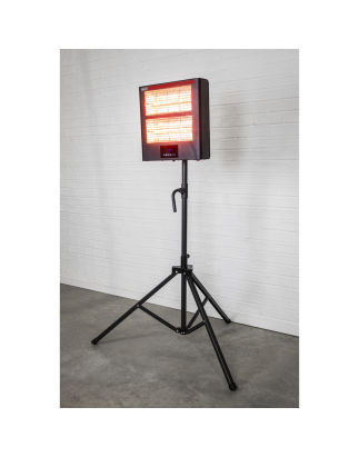 Infrared Quartz Heater with Tripod Stand 230V 1.4/2.8kW