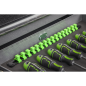 Socket Retaining Rail with 16 Clips 1/2"Sq Drive - Hi-Vis Green