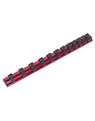 Socket Retaining Rail Magnetic 3/8"Sq Drive 12 Clips