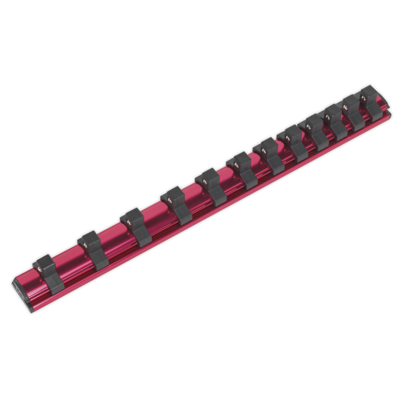 Socket Retaining Rail Magnetic 3/8"Sq Drive 12 Clips