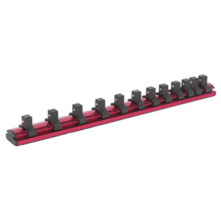 Socket Retaining Rail Magnetic 3/8"Sq Drive 12 Clips