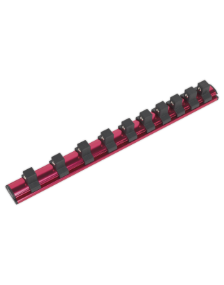 Rail de retenue de douille magnétique 1/2"Sq Drive 10 Clips