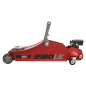 180° Handle Low Profile Short Chassis Trolley Jack 2 Tonne - Red