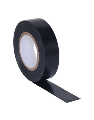 PVC Insulating Tape 19mm x 20m Black Pack of 10