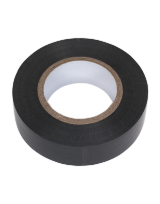 PVC Insulating Tape 19mm x 20m Black Pack of 10