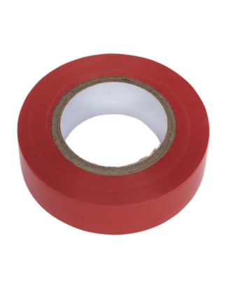 Ruban Isolant PVC 19mm x 20m Rouge Paquet de 10