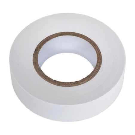 Ruban Isolant PVC 19mm x 20m Blanc Paquet de 10