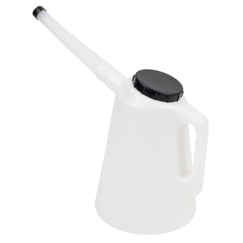 Oil Container with Flexible Spout 3L - Black Lid